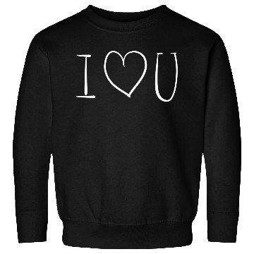 Discover heart i love you text icon Sweatshirts