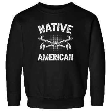 Discover Native American Axe Retro Chief Sweatshirts