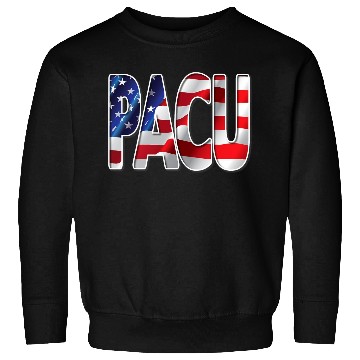 Discover Nurses USA Flag Stars Stripes PACU Sweatshirts