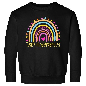 Discover Team Kindergarten Teacher Rainbow Sweatshirts