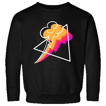 Discover Synthwave Thunderstorm Meteorologist Gift Sweatshirts