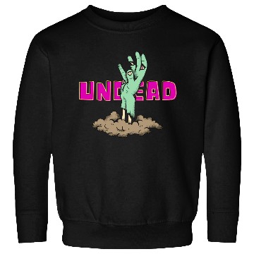 Discover undead zombie punk Goth Horror Sweatshirts