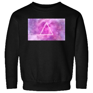 Discover triangle, space, universe, galaxy Sweatshirts