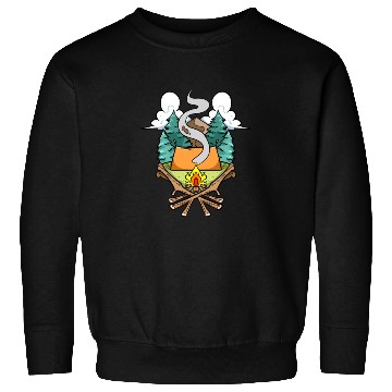 Discover Camper Campsite Camp Camping Sweatshirts