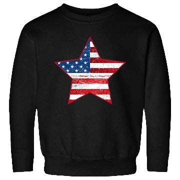 Discover US Flag Star Patriotic Sweatshirts Stars Stripes