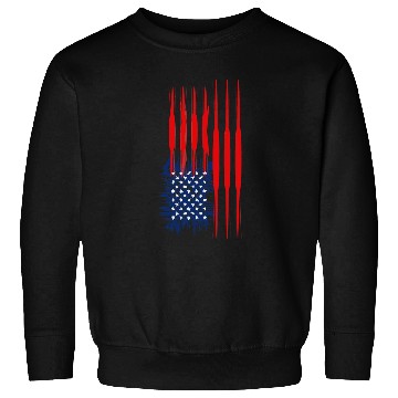 Discover US Flag Vertical Sweatshirts American Stars Stripes
