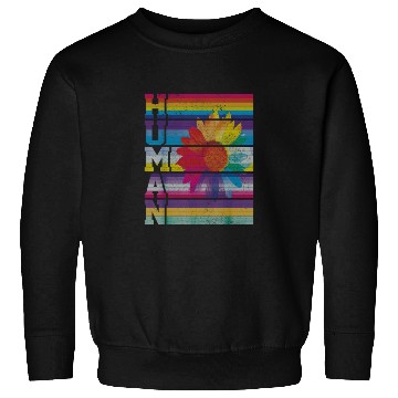 Discover Human and Sunflower Pride Sweatshirts