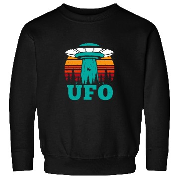 Discover Flying Object Plan UFO Funny Alien Sweatshirts