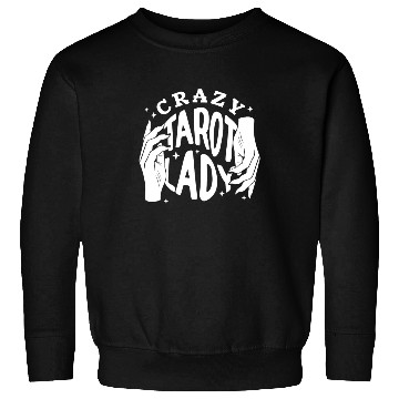 Discover Divination Crazy Tarot Lady Crystal Ball Tarot Sweatshirts