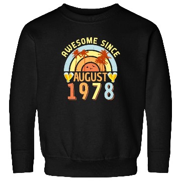 Discover August 1978 Retro Sweatshirts