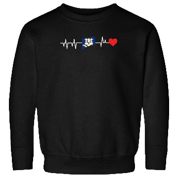 Discover Connecticut Heartbeat Gift Sweatshirts