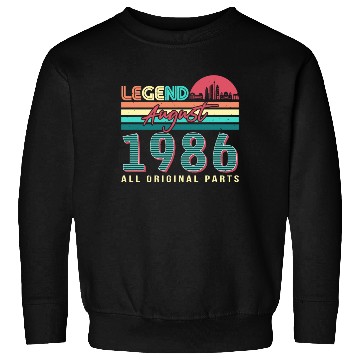 Discover Building Year 1986 In August Sweatshirts