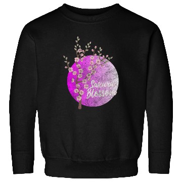 Discover Japan Sakura Blossom Colorful Sweatshirts