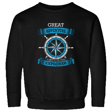 Discover Travel Travel Freedom Lifestyle Sweatshirts