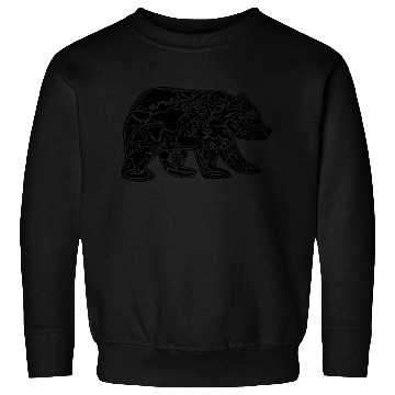 Discover Black Bear Tattoo Black Sweatshirts