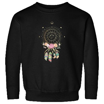 Discover Beautiful Dreamcatcher Sun Moon Flowers Sweatshirts
