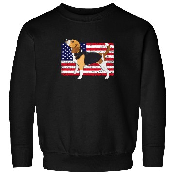 Discover Patriotic US Flag Beagle Sweatshirts