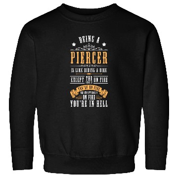 Discover Piercing Work Ring Sweatshirts