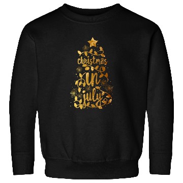 Discover Christmas In July Colorful Xmas Tree Lights Sweatshirts