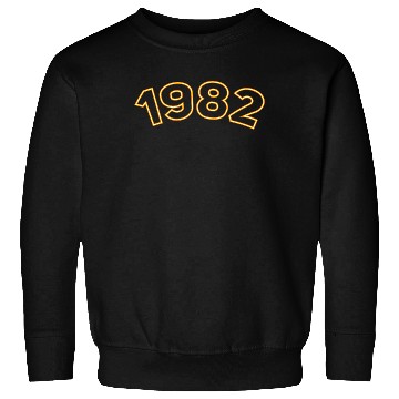 Discover 1982 Year Yellow Sweatshirts