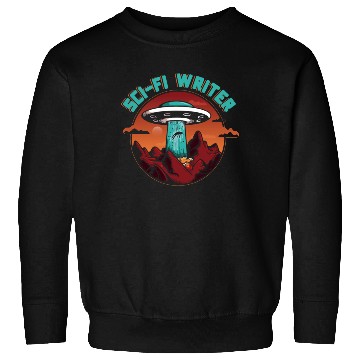 Discover Sci Fi Writer Alien Science Fiction Author Sweatshirts