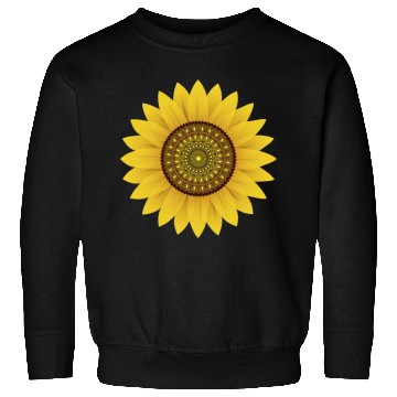 Discover Golden Sunflower Mandala Sweatshirts