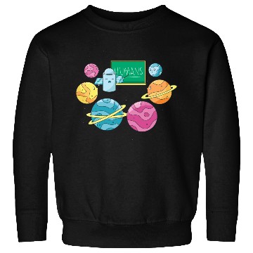 Discover Humans Planets Funny School Learning Humans Planet Sweatshirts