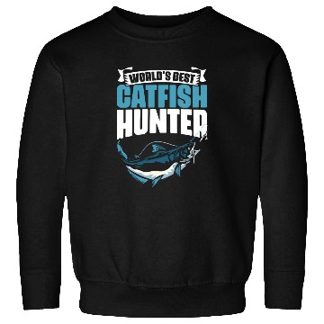 Discover Catfish Hunter Funny Fishing Humor For An Angling Sweatshirts