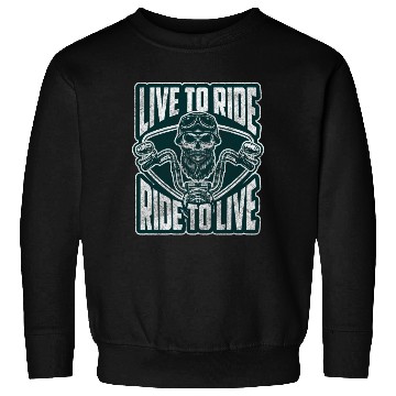 Discover Motorcyclist Hard Rock Cross Machine Two-Wheeler Sweatshirts