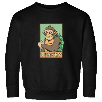 Discover TURKEY = TURTLE + MONKEY FUNNY ANIMALS Sweatshirts