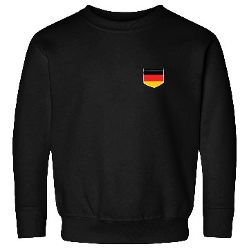 Discover germany flag in a shape of a pocket Sweatshirts