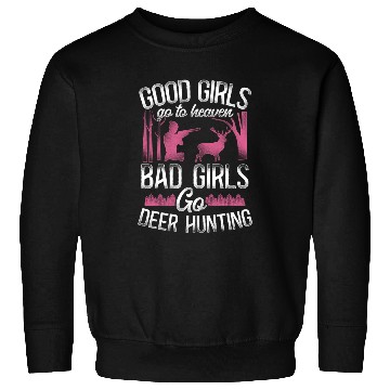 Discover Buck Deer Hunting Hunter Girl Sweatshirts