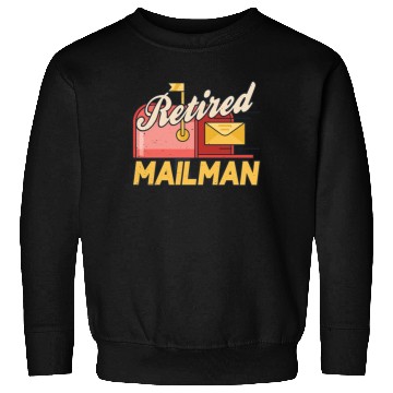 Discover Retired Mailman Postal Worker Courier Postman Sweatshirts