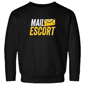 Discover Mail Escort Postal Worker Mailman Postman Sweatshirts