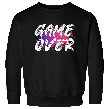 Discover Game Over For Dark Sweatshirts