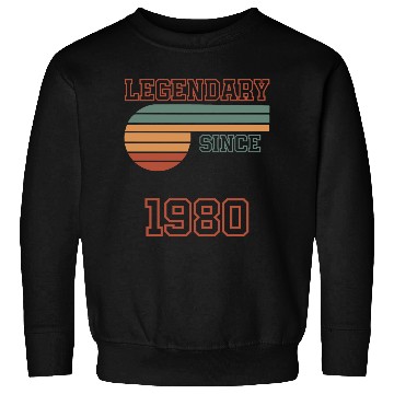 Discover 42th Birthday legendary since 1980 Sweatshirts