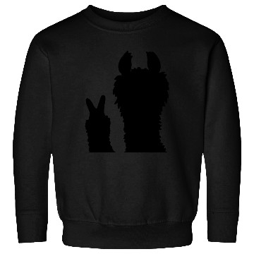Discover Silhouette No Drama Llama Sweatshirts