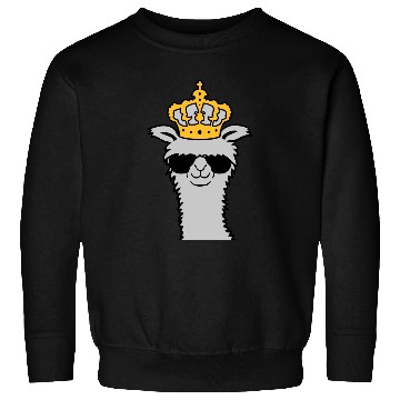 Discover King llama sunglasses stay Sweatshirts