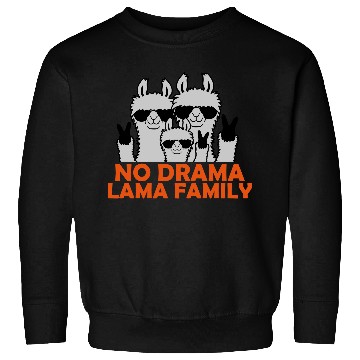 Discover No Drama Llama Family Sweatshirts
