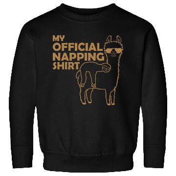 Discover sloth llama napping Sweatshirts