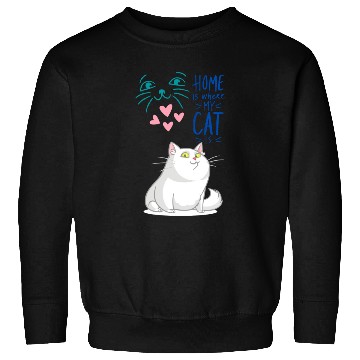 Discover Cat Home Smart Animal Funny Meme Love Family Pet Sweatshirts