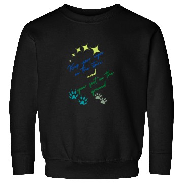 Discover Keep Your Eyes On Stars And Your Feet On Ground Sweatshirts