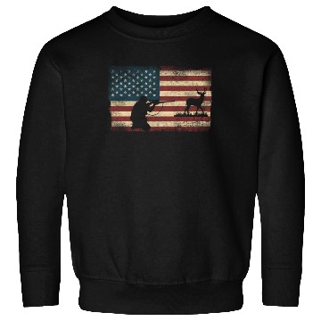 Discover Buck Deer Hunting Hunter Usa Sweatshirts