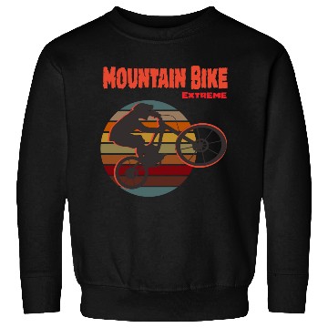 Discover Mountain Biker Art Sweatshirts