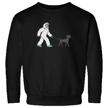 Discover Bigfoot Sasquatch Walking Great Dane Sweatshirts