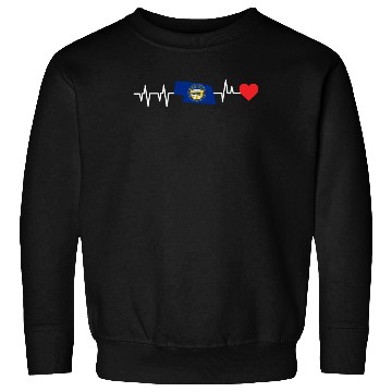 Discover Nebraska Heartbeat Gift Sweatshirts