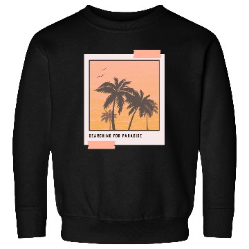 Discover Searching for Paradise - Polaroid Picture Sweatshirts