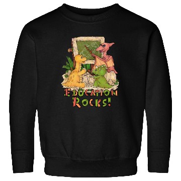 Discover Education Rocks Cute Dino School Enrollment Sweatshirts