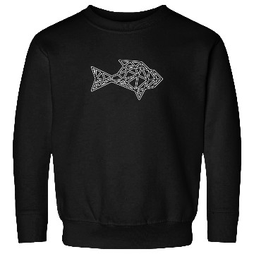 Discover fish low poly Sweatshirts