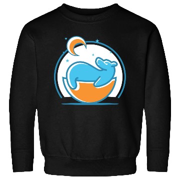 Discover Polar Bear and Moon Sweatshirts